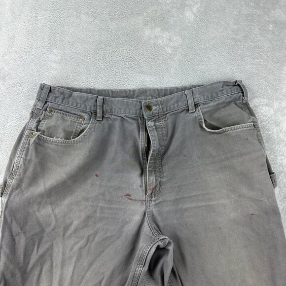Carhartt Grey Loose Fit Denim Pants Men’s Size 40 x 34 - Picture 11 of 12